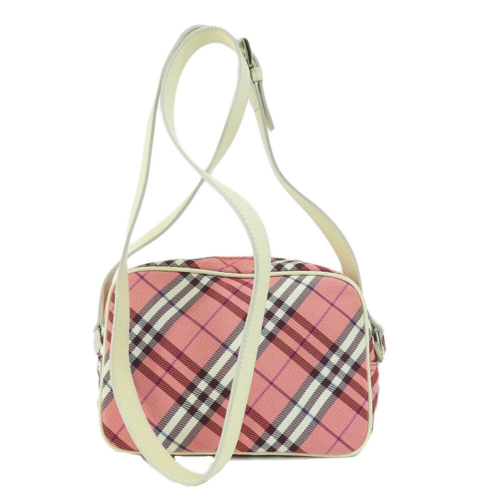 Burberry Bag Canvas Blue Label Shoulder